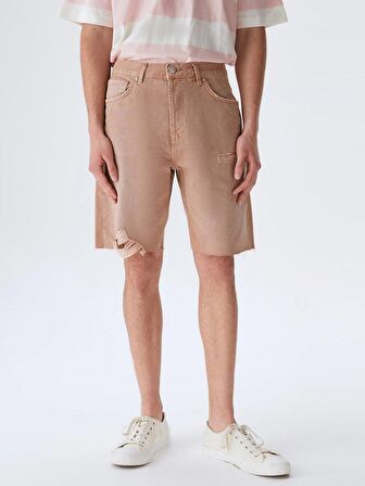 Mateus Düz Kesim Jean Bermuda