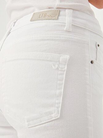 Lynda X Yüksek Bel Cropped Flare Jean Pantolon