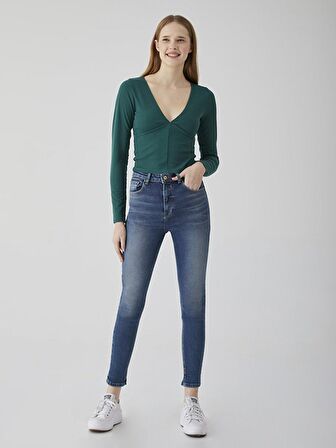 Bernıta Dar Paça Jean Pantolon