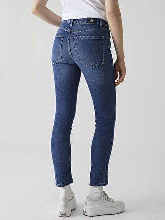 Ronna X Yüksek Bel Slim Jean Pantolon