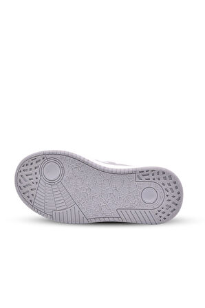 Wang Erkek Çocuk Tek Cırtlı Ve Lastikli Hakiki Deri Beyaz Günlük Ayakkabı