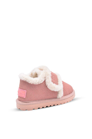 Noelle Kız Çocuk İçi Kürklü Pembe Renk Kışlık Bot
