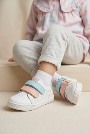 Softy Kız Çocuk Hakiki Deri Barefoot Özellikli Pudra Renk Günlük Ayakkabı