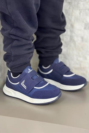 Marco Erkek Çocuk Air File Detaylı Lacivert Renk Sneaker