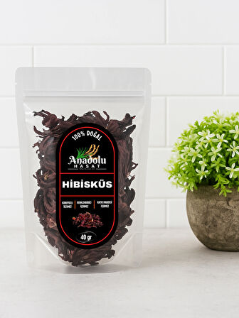 Hibisküs Çayı 40gr-Nar Çiçeği Otu Bitkisi