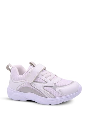 Luca Unisex Kız Ve Erkek Çocuk Air File Detaylı Anatomik Taban Beyaz Renk Spor Ayakkabı 