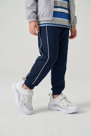 Luca Unisex Kız Ve Erkek Çocuk Air File Detaylı Anatomik Taban Beyaz Renk Spor Ayakkabı 