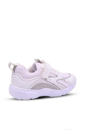 Luca Unisex Kız Ve Erkek Çocuk Air File Detaylı Anatomik Taban Beyaz Renk Spor Ayakkabı 
