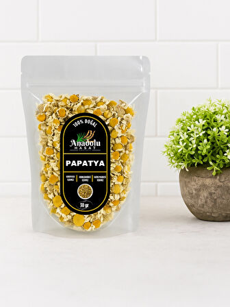 Papatya Çayı 30 Gr Yeni Mahsül, Kurutulmuş, Elenmiş