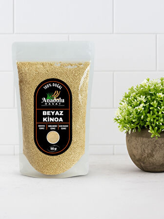Beyaz Kinoa Tohumu 100Gr-%100 Dogal Glutensiz Kinoa Tohumu