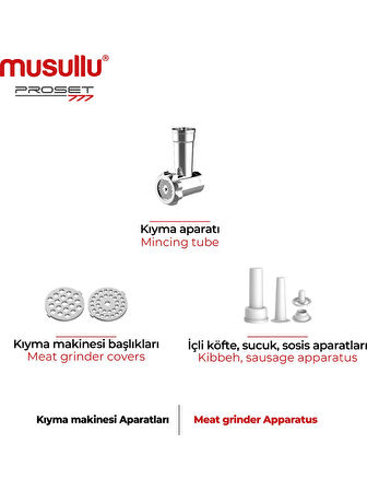 Musullu Proset MSL-3006 Stand Mikser Hamur Yoğurma Makinesi