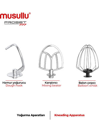 Musullu Proset MSL-3006 Stand Mikser Hamur Yoğurma Makinesi