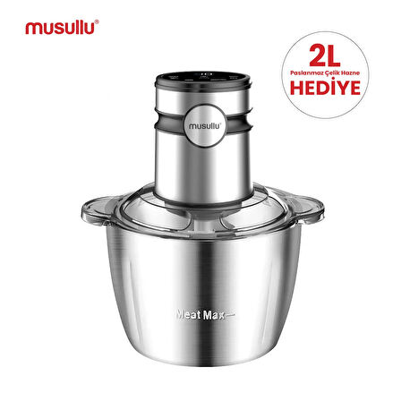 MUSULLU DOĞRAYICI VE ÖĞÜTÜCÜ - 2 Litre (Dokunmatik)