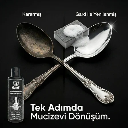 Gard Gümüş Şampuanı 240 ml - Kararan Gümüş Takı, Bijuteri ve Eşya Temizleme Bakım