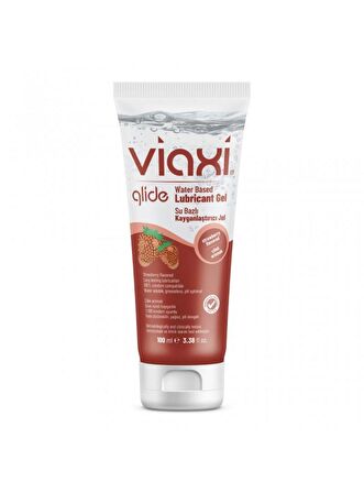 Viaxi Glide Kayganlaştırıcı Jel Çilek Aromalı 100 ml