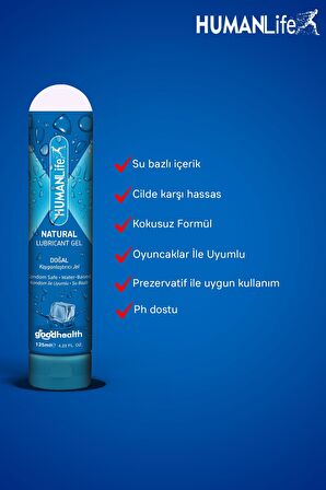 HumanLife 125 ml Doğal Kayganlaştırıcı Jel Lubricant