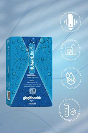 HumanLife 5 gr X 10 Doğal Kayganlaştırıcı Jel Lubricant