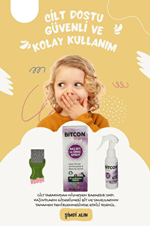 BİTCON BAŞ BİTİ ve SİRKE SPREYİ 100ml