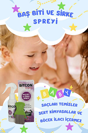 BİTCON BAŞ BİTİ ve SİRKE SPREYİ 100ml