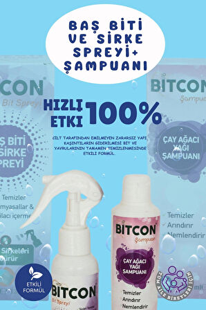 BİTCON BİT ŞAMPUANI ve SAÇ SPREYİ SETİ