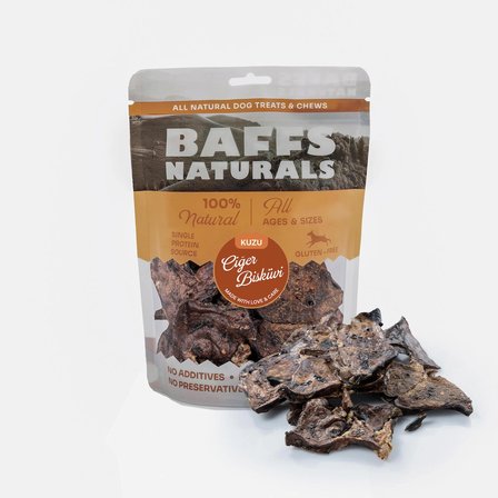 Kuzu Ciğer Bisküvi %100 Doğal Köpek Ödül Maması 100 gr