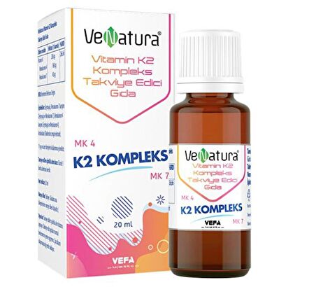 Venatura Vitamin K2 Kompleks Damla 20 ML