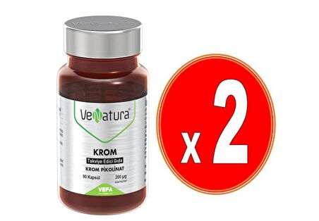 Venatura Krom 200 Mcg 90 Kapsül - 2 Adet