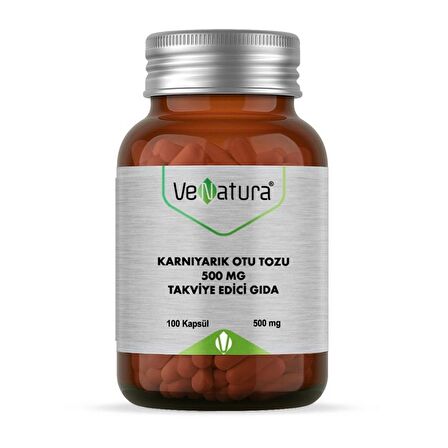 Venatura Karnıyarık Otu Tozu 500 mg