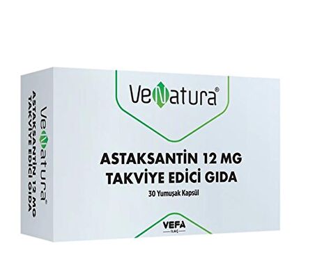 VeNatura Astaksantin Takviye Edici Gıda 30 Yumuşak Kapsül