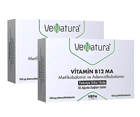 Venatura Vitamin B12 MA 30 Tablet 2 Adet