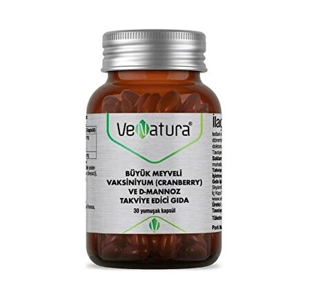 Venatura Cranberry ve D-Mannoz 30 Kapsül