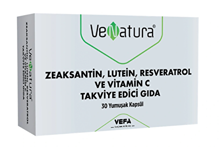 Venatura Zeaksantin Lutein Resveratrol Vitamin C 30 Kapsül