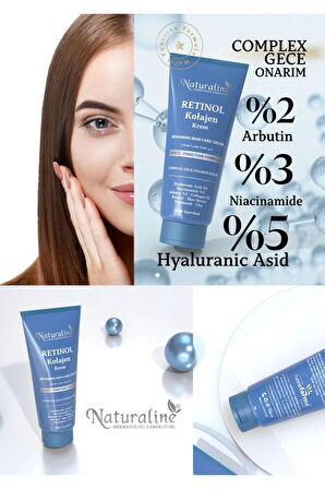 Naturaline Onarıcı Krem - Retinol Shea Butter Hyaluronic Acıd %5 Collagen % 2 Arbutin % 2 100ml