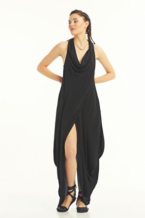 Degaje Yaka Otantik Elbise