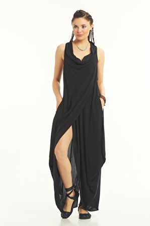 Degaje Yaka Otantik Elbise