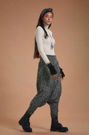 Nopeli Kışlık Şalvar Pantolon