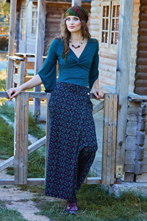 Anvelop Etek Cepli Bol Paça Pantolon