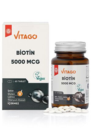 Premium Biotin 5000 Mcg 60 Tablet