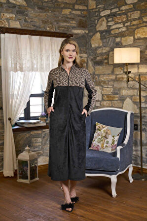 Cossy By Aqua Kadın Siyah Ev Elbisesi 26283 