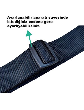 Taktikal Bez Kemer Plastik Klipsli Anti Alerjik Ayarlanabilir 8683255011825