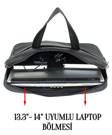 Deri Laptop Çantası 13.3 İnç - 14" İnç 8683255012756