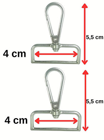 Çanta Kancası Büyük Metal 4 cm 2 Adet 8683255013272