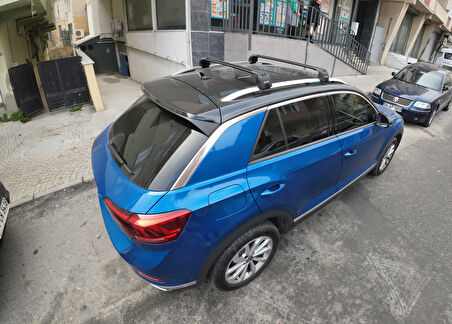 Volkswagen T-Roc Portbagaj Taşıyıcı Ara Atkısı Gri Set 2017- Paw Pro 2