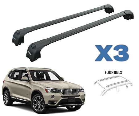Bmw X3 F25 Portbagaj Taşıyıcı Ara Atkısı 2011-2018 Paw Pro 2 Siyah