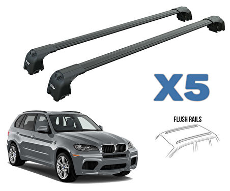 Bmw X5 E70 Portbagaj Taşıyıcı Ara Atkısı 2007-2014 Paw Pro 2 Siyah