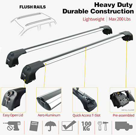 Bmw X5 F15 Portbagaj Taşıyıcı Ara Atkısı 2013-2018 Paw Pro 2 Gri