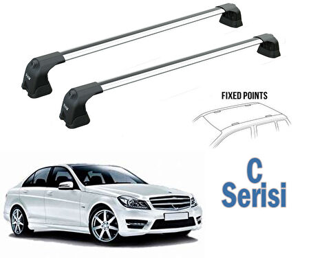 Mercedes C Serisi W204 Ara Atkısı Gri Set 2007-2014 Paw Pro 3