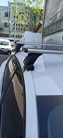 Honda Jazz Ara Atkısı Oluksuz Tavan Taşıma Sistemleri 2006- Siyah Seri