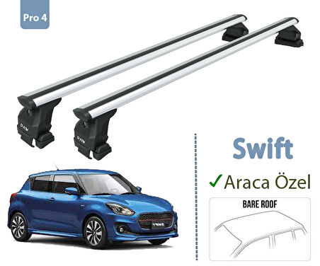 Suzuki Swift Ara Atkısı Gri Set 2017- Pro 4