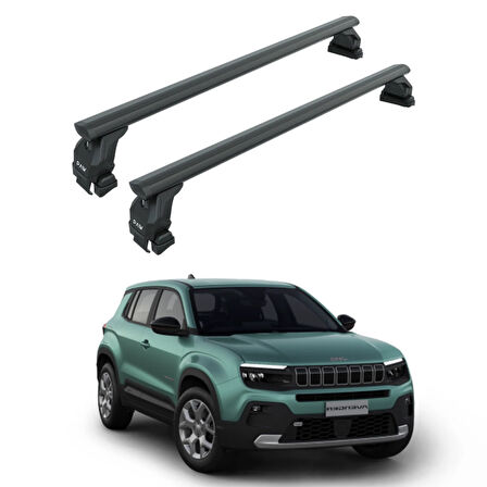 Jeep Avenger 2022-2025 Oluksuz Üst Tavan Portbagaj Taşıyıcı Ara Atkısı Toros Serisi Pro 4 Siyah
